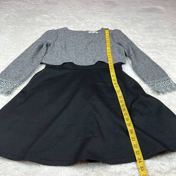 Romance and Luxury Chic line long sleeve fit and flare dress, small - Picture 4 of 8